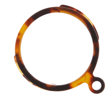 Classic 37mm (medium) Acetate Rimmed Monocle in glossy or matte Black or Tortoise - ReadingGlassWorld