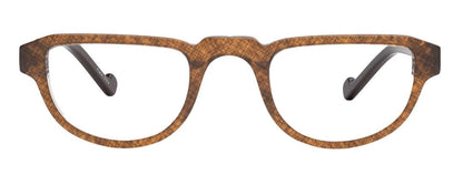 Renee's Readers Half Eye Chloe in Butterscotch and Brown Grid or Red and Black Grid