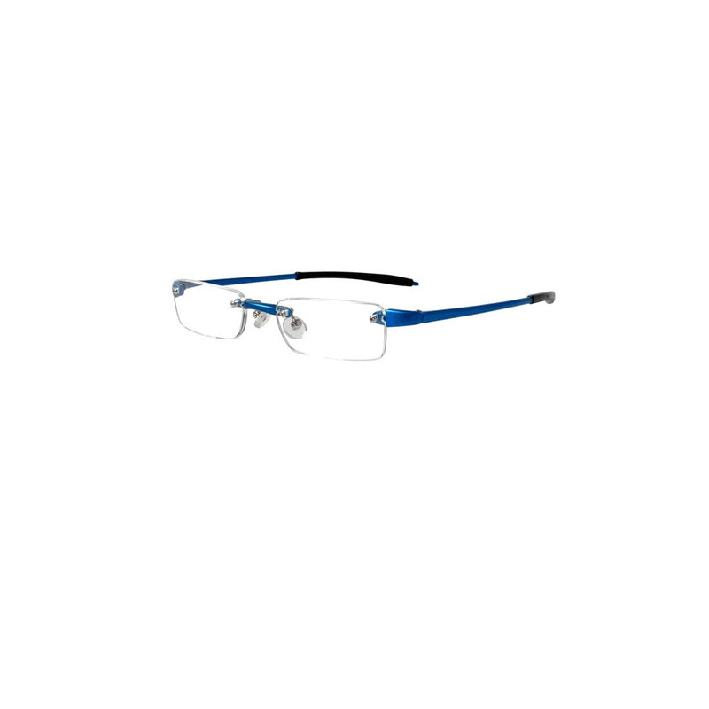 Visualites 07 Rimless Rectangle in Black, Cobalt, Red or Taupe