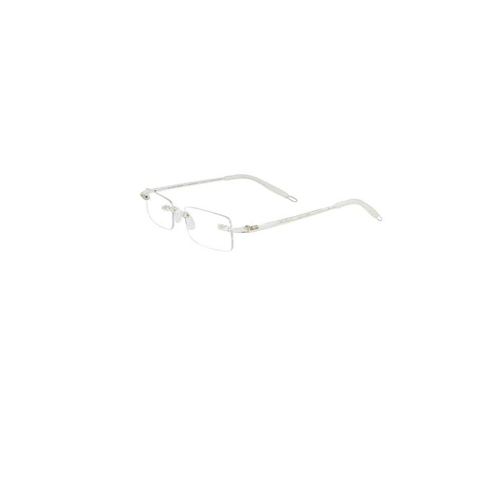 Visualites 08 Rimless Blue Light Filtering Computer Readers in Black, Smoke,Navy Blue, Crystal Clear or Classic Tortoise