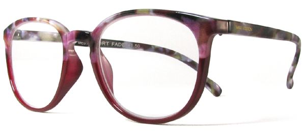 Max Edition ME8174 in Peach Floral or Rose Tort Fade - ReadingGlassWorld
