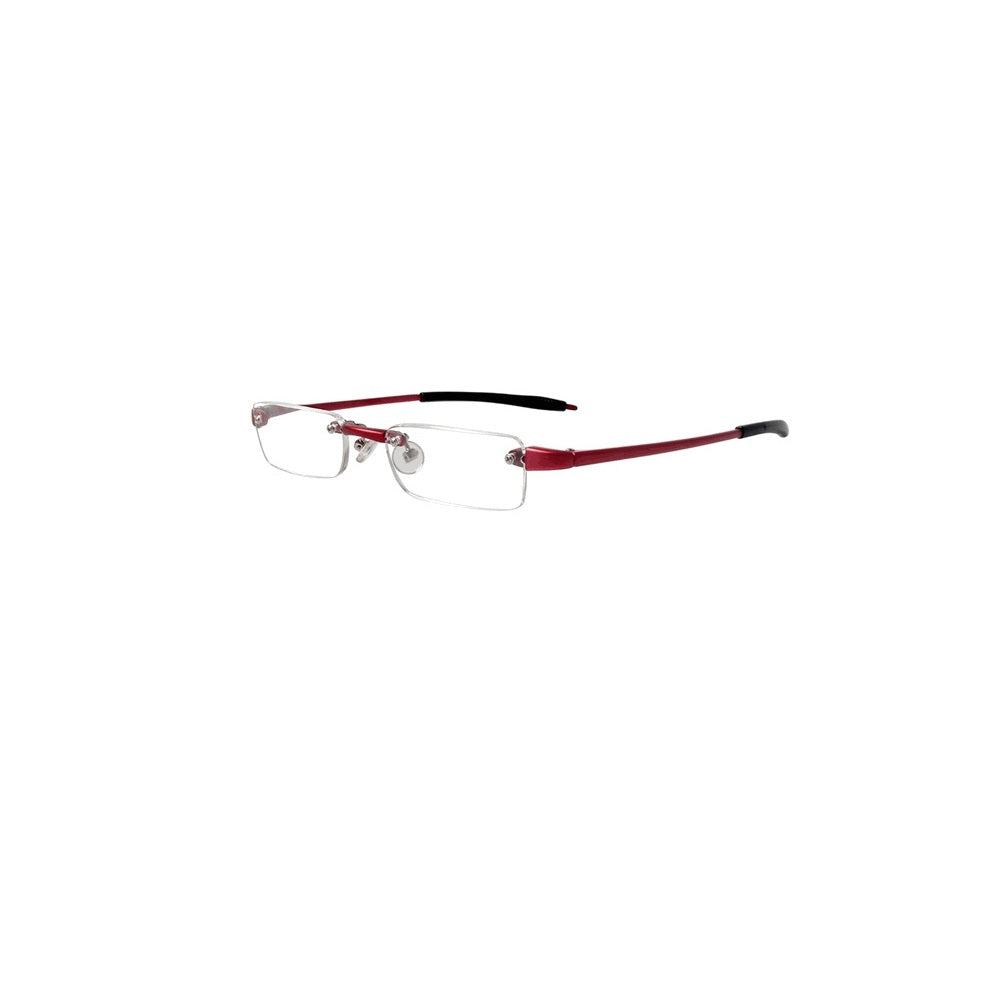 Visualites 07 Rimless Rectangle in Black, Cobalt, Red or Taupe