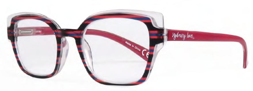 Sydney Love 919 in Tortoise or Dark Pink/Blue Stripe - ReadingGlassWorld