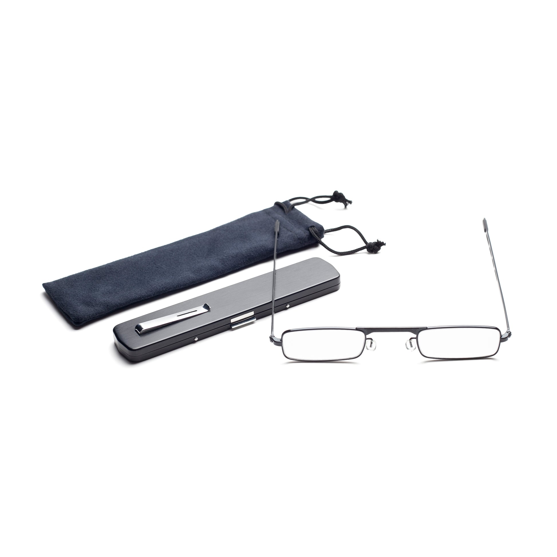 Slender Eye Compact Reader in Black - ReadingGlassWorld