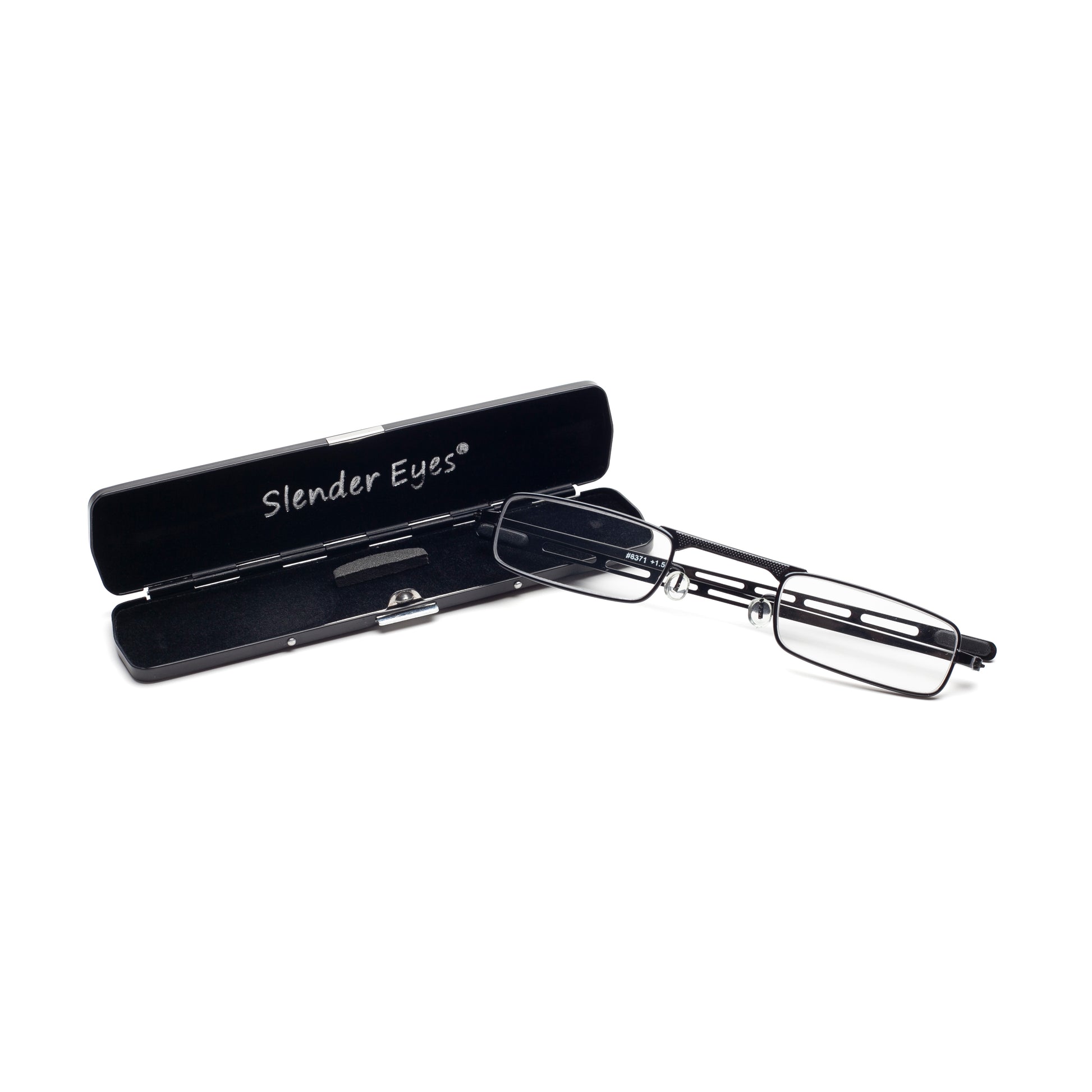 Slender Eye Compact Reader in Black - ReadingGlassWorld
