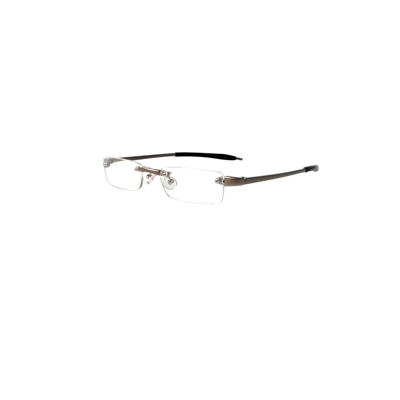Visualites 07 Rimless Rectangle in Black, Cobalt, Red or Taupe