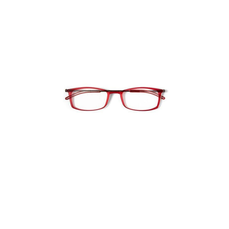 Thin Optics Brooklyn Reading Glasses in Black, Red or Clear