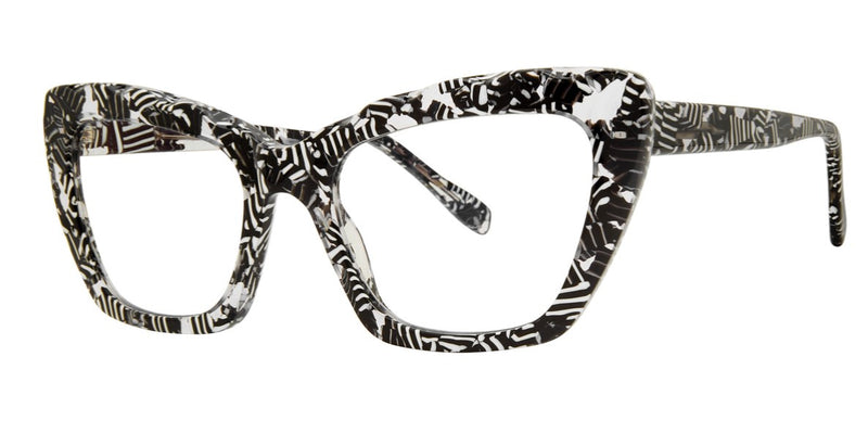 Scojo Carmine Street in Black & White Thread or Glossy Tortoise