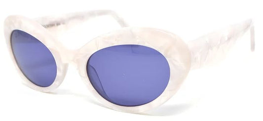 Scojo New York CHEEKY sunglasses in White Marble - ReadingGlassWorld