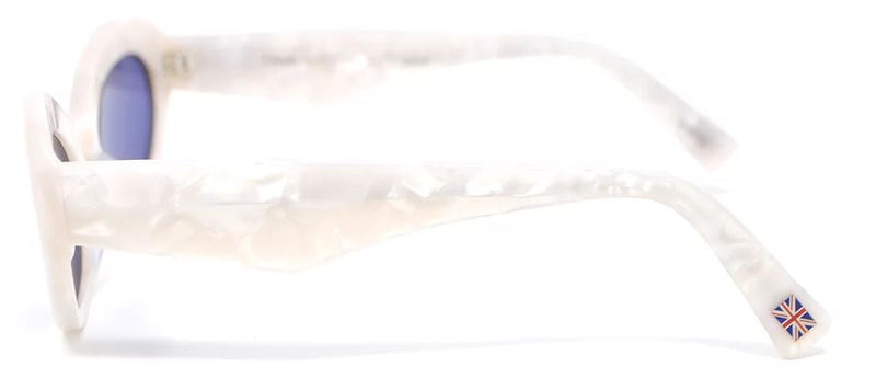 Scojo New York CHEEKY sunglasses in White Marble - ReadingGlassWorld