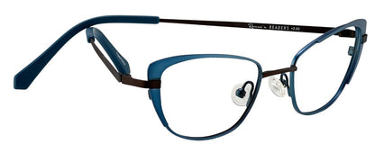 Renee's Readers Lightweight Jeanne in Brown or Plum - ReadingGlassWorld
