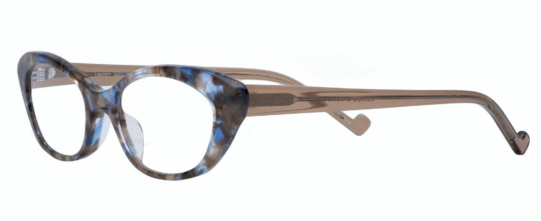 Renee's Readers Blue Light Blocking Cat Eye Lauren in Grey Rose or Brown Rose