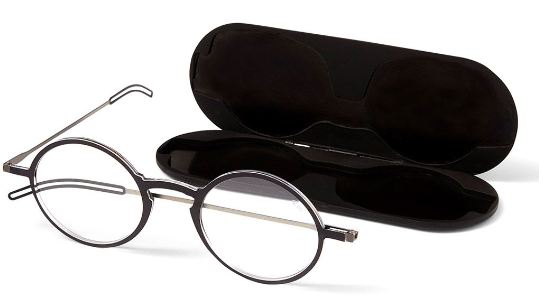 Thin Optics Manhattan Reading Glasses in Black, Brown or Clear - ReadingGlassWorld