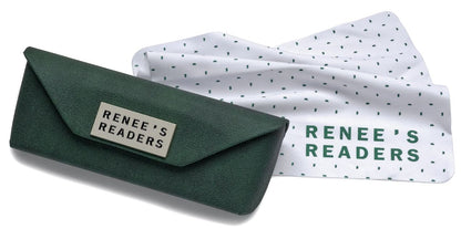 Renee's Readers Blue Light Blocking Alyssa in Charcoal or Khaki