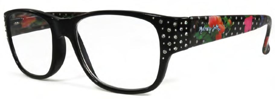 Sydney Love 1007 in Black Lace, Black Floral or Black Dot - ReadingGlassWorld