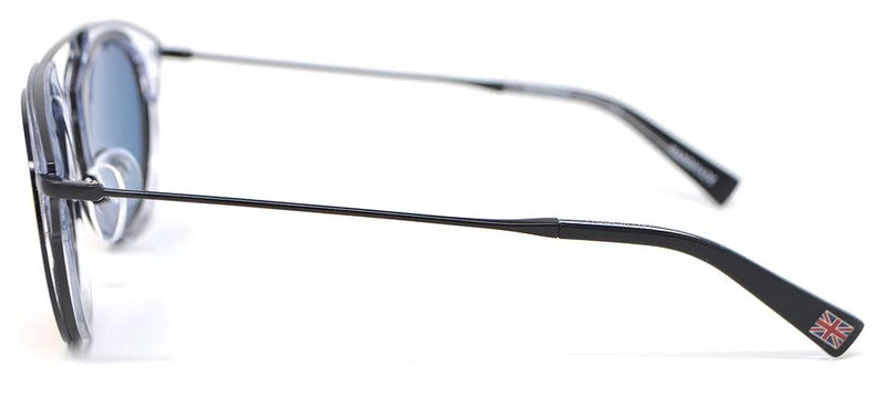 Scojo New York TANGOED sunglasses in black w/red flash lens - ReadingGlassWorld