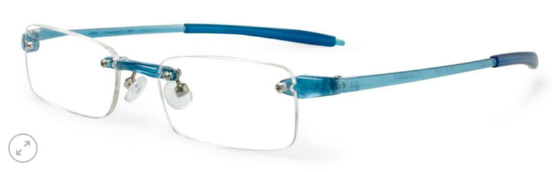 Visualite 01 Rimless Rectangle offered in 14 exciting colors - ReadingGlassWorld