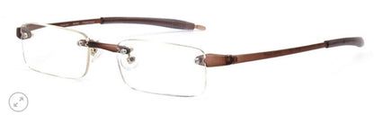 Visualite 01 Rimless Rectangle offered in 14 exciting colors - ReadingGlassWorld