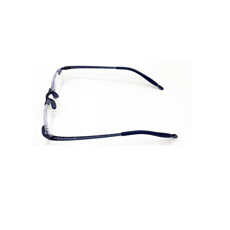 Visualites 08 Rimless Blue Light Filtering Computer Readers in Navy Blue, Crystal Clear or Classic Tortoise